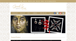 Desktop Screenshot of greekerajewellery.com